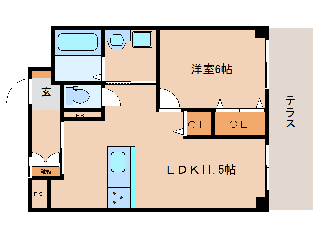 カレッジハウスの間取り