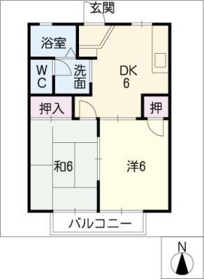 ボナール丸光　Ａ棟の間取り