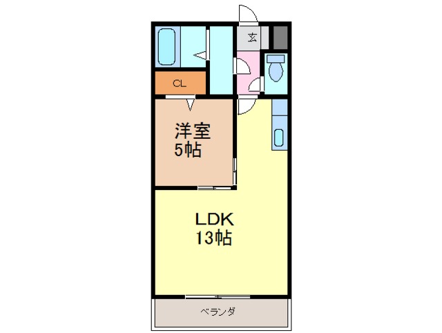 ココドール柚木の間取り