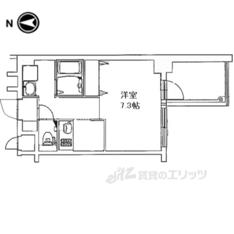 【アスヴェル京都御所前２の間取り】