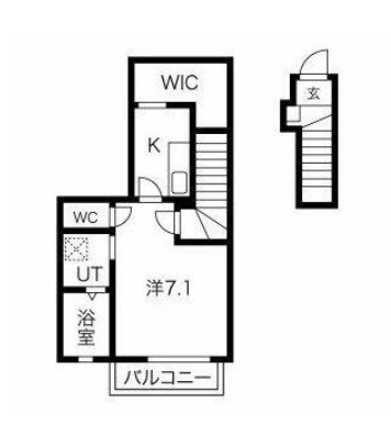 プラスＲの間取り