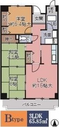 【西宮市青木町のマンションの間取り】