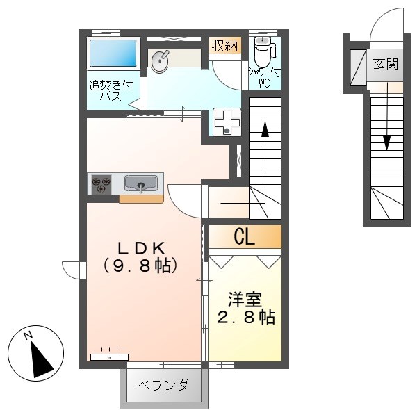 アマール　エスパシオの間取り