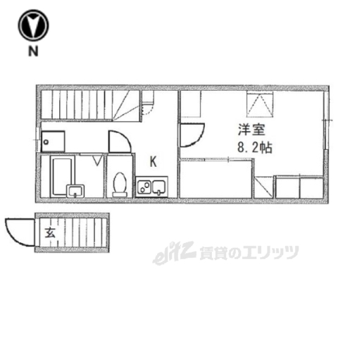 レオパレスオアシスの間取り