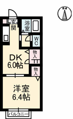 シャーメゾンエルの間取り