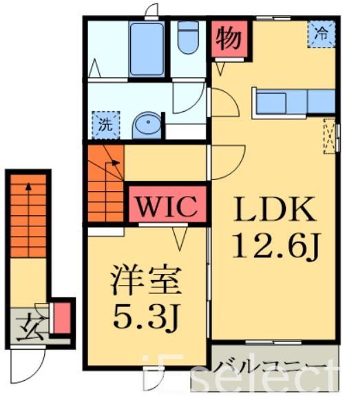 市原市今津朝山のアパートの間取り