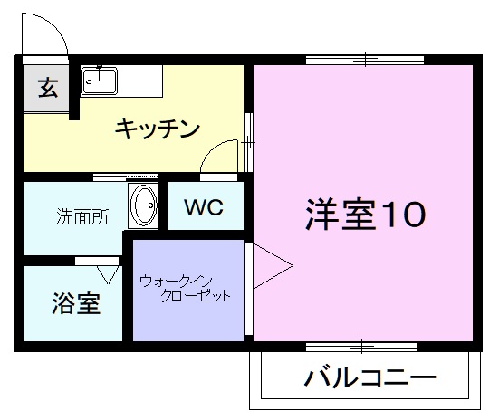 シティーベルの間取り