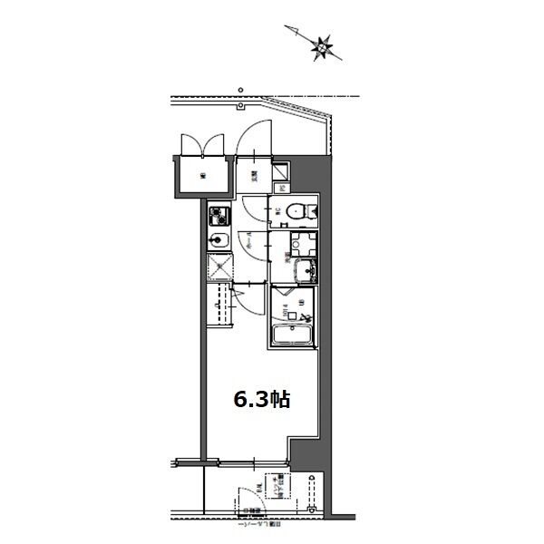 S-RESIDENCE神宮西駅前ascentの間取り