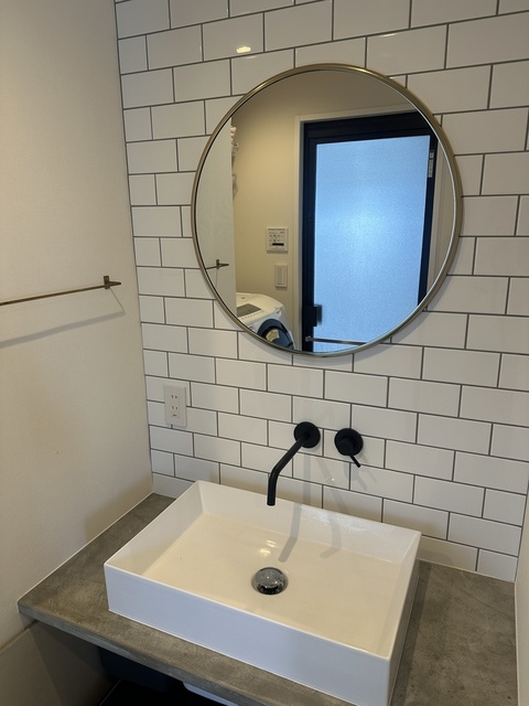 洗面設備　※洗濯機は貸出設備に含まれません※２０２０年リフォーム後の写