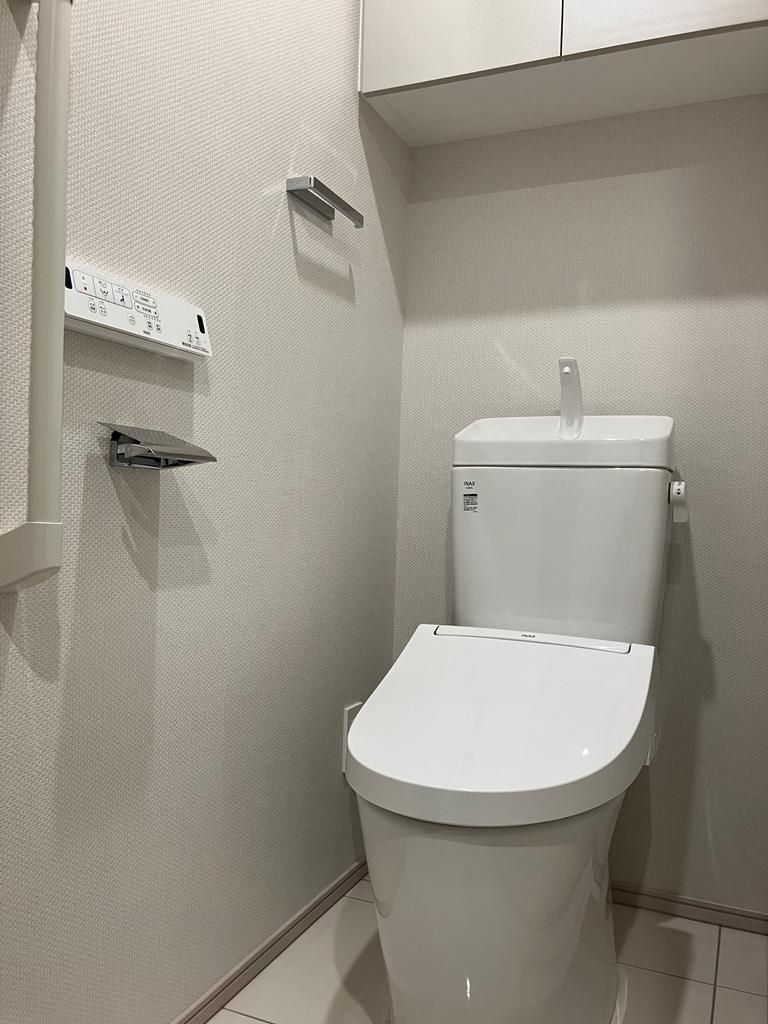 トイレ　ゆったりとした空間のトイレです