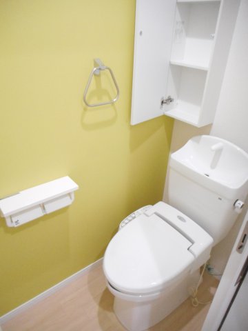 トイレ　ゆったりとした空間のトイレです