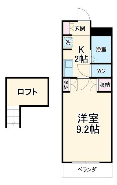 OSTクレスタの間取り写真