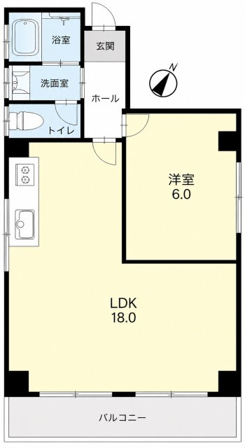 栄信ビルの間取り写真