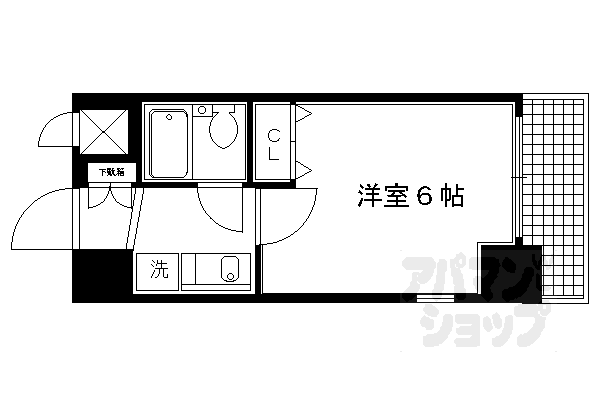エスリード京都河原町第2の間取り写真