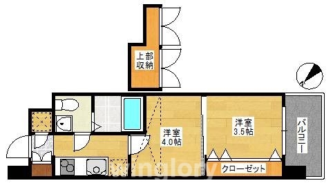 No.66 GUARANTEE 21 博多の間取り写真