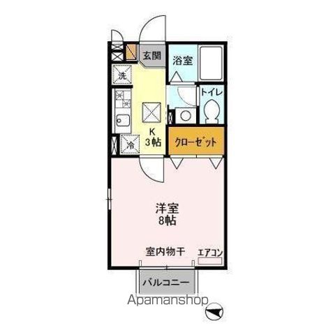 東武野田線 梅郷駅 徒歩4分 2階建 築21年の間取り写真