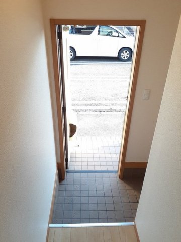 玄関　ゆったりとした玄関です