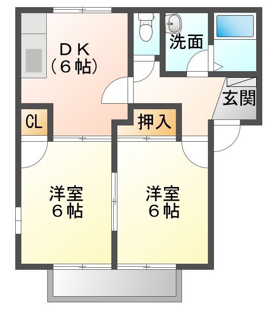 フレグランス永井の間取り