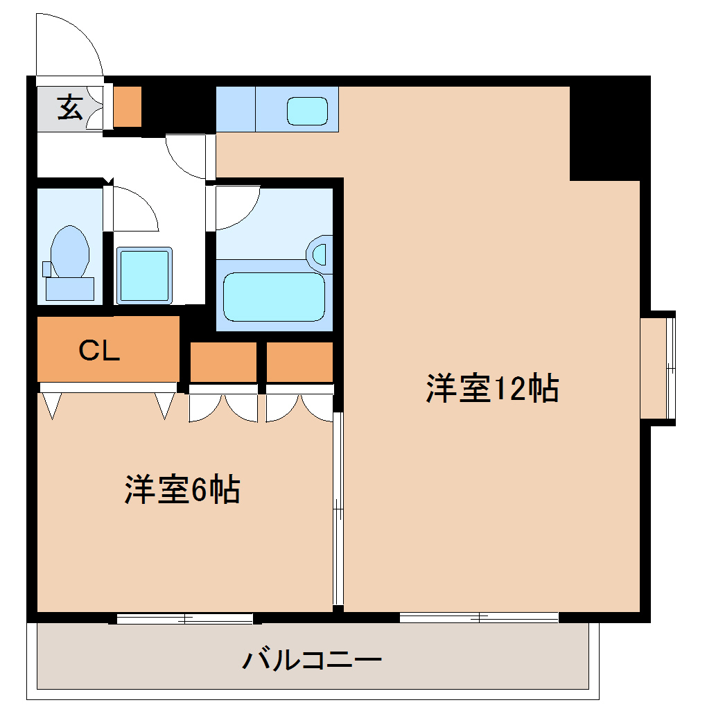 エグゼクティブ上杉の間取り