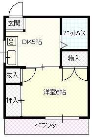 大阪市港区港晴のマンションの間取り