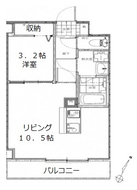 寺家駅前レジデンスICZの間取り