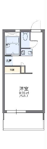 レオパレスシャルムの間取り