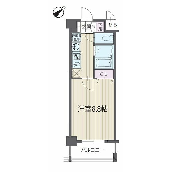 パルティール覚王山の間取り