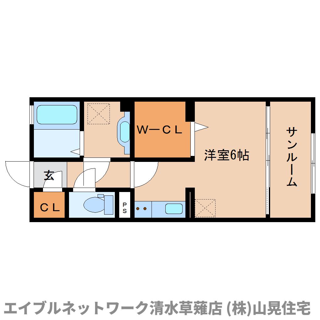 ロードサイド葵 A棟の間取り写真