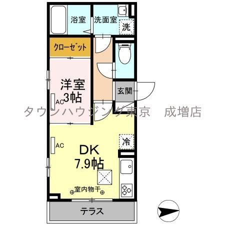 東京都板橋区中台２（アパート）の賃貸物件の間取り