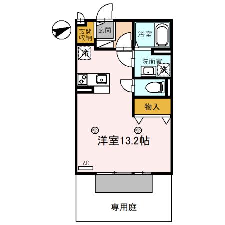 【サンセジュール山水の間取り】