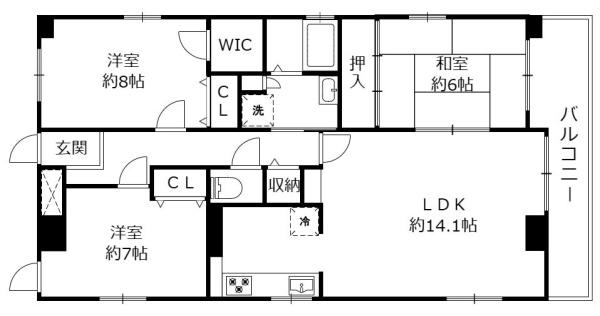 アルティプラザ　分譲マンションの間取り