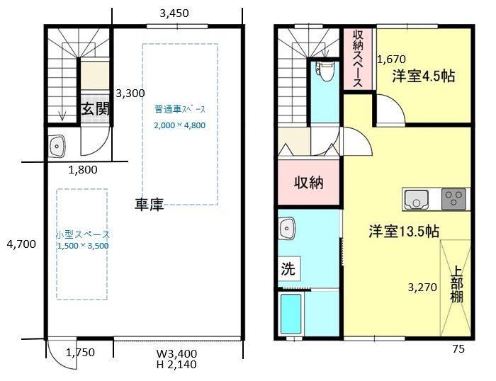 ＫＡＫＩＺＡＫＩ　ＢＡＳＥの間取り