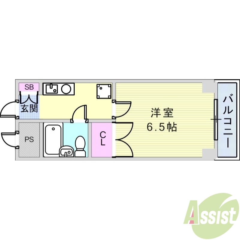 【HolyBellマンションの間取り】