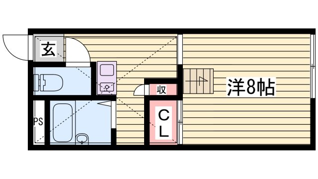 サニーフラット構の間取り