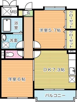 フェルト1215の間取り