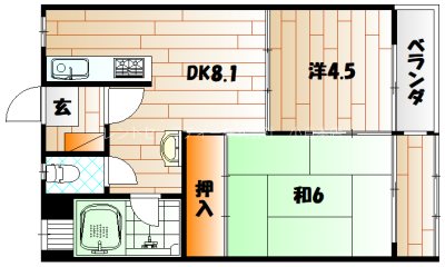 第12小倉三萩野IR. BLDの間取り