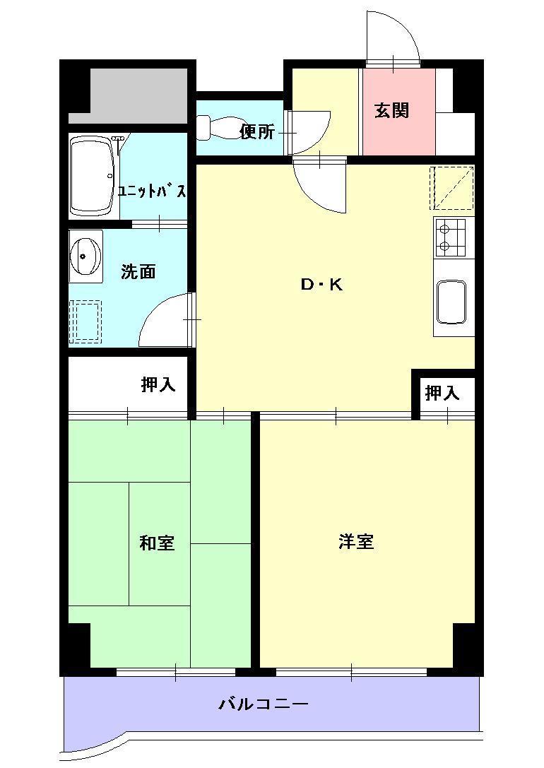 ハイデンスニーズの間取り