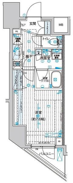 ブライズ東日本橋の間取り