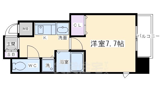 サムティ京都駅前の間取り