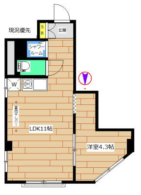 サンハイムの間取り