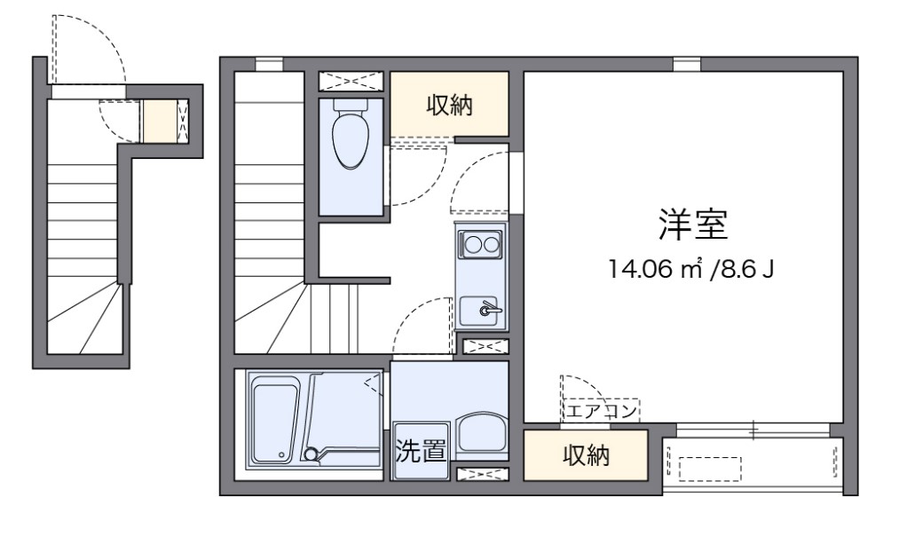 クレイノリヴェールの森の間取り