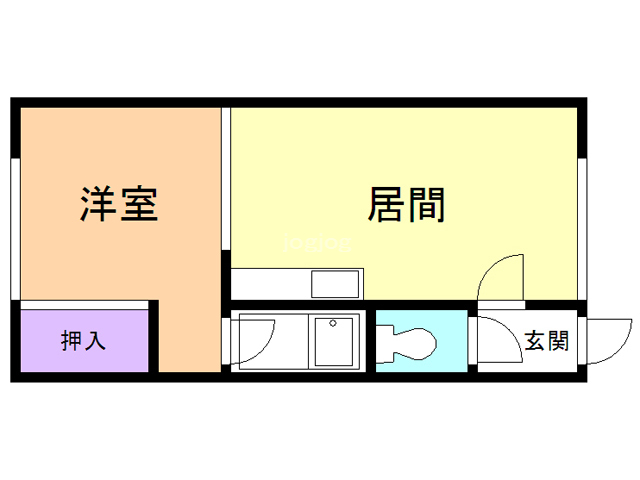 東陵ハイツの間取り