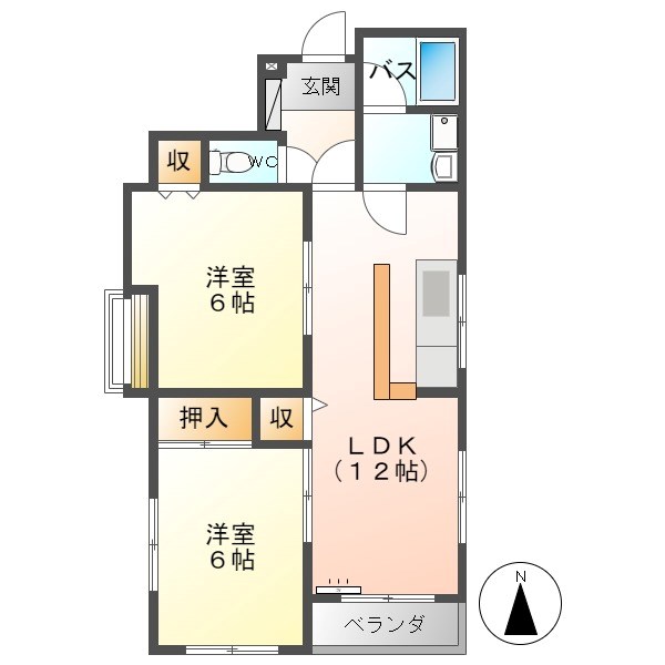 材木町スクエアの間取り