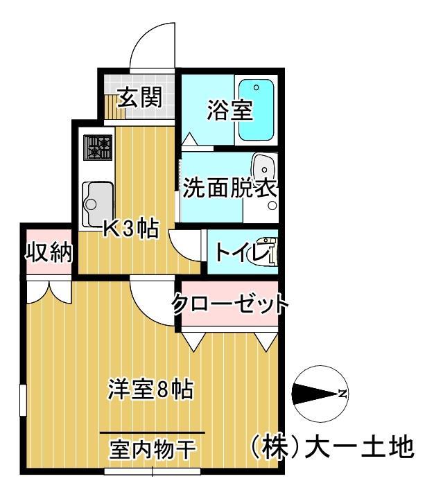 チュテレールＢ棟の間取り