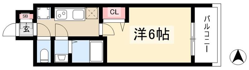 ディアレイシャス矢場町の間取り