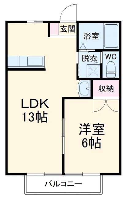 コーポ雅の間取り