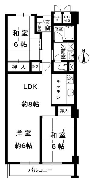 宝塚ビューハイツの間取り