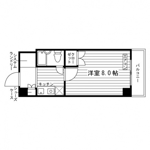 クレール花小金井の間取り