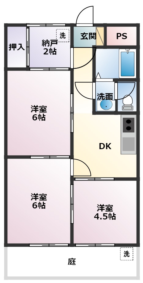 ＡＲＰＯＡＤOＲII（アポアドール）の間取り