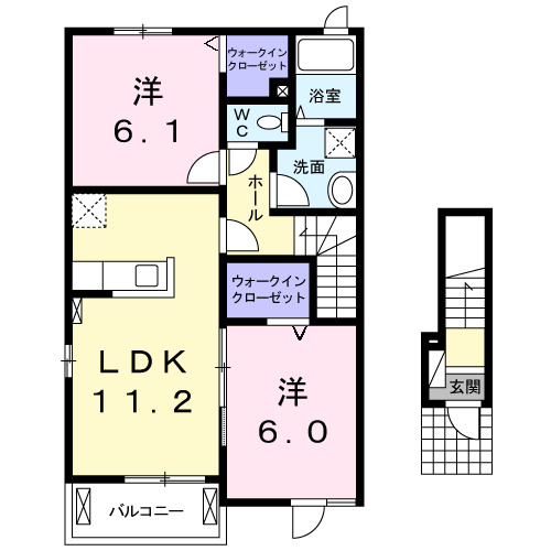 ブライト　ノバIIの間取り